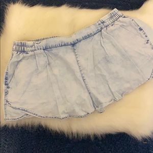 American Eagle acid wash shorts